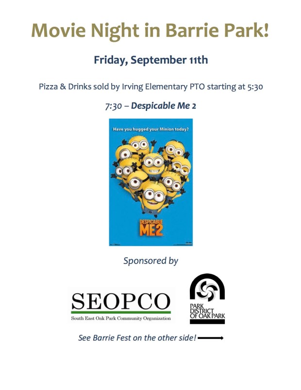 Barrie Fest and Movie Night Flyer - 2