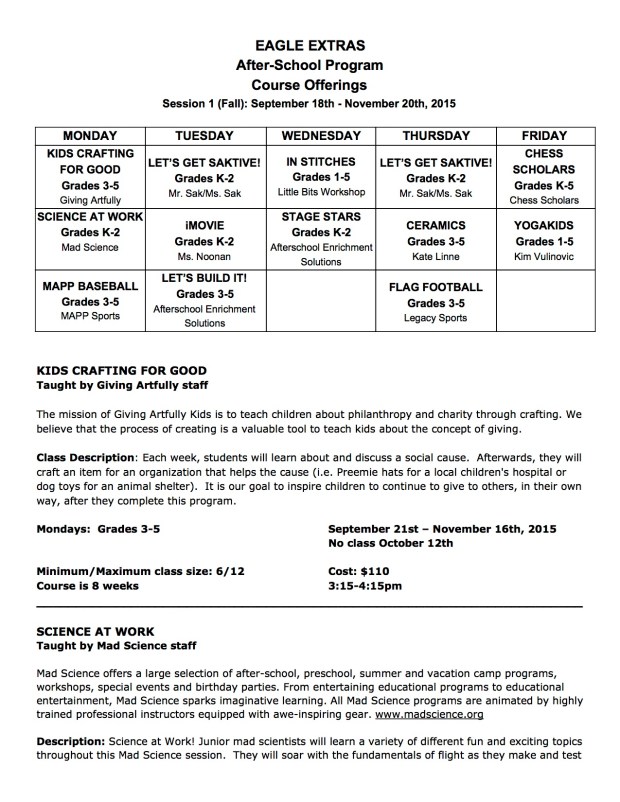 EAGLEEXTRASFall2015CourseOfferings-1