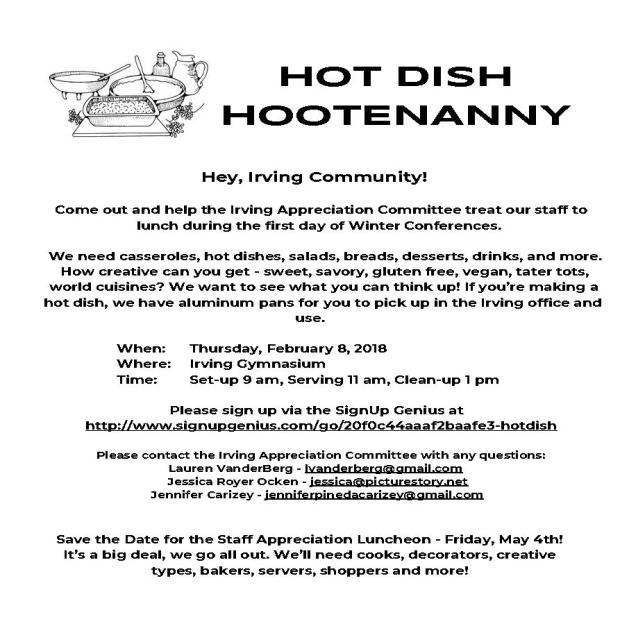 Hotdish Hootenanny