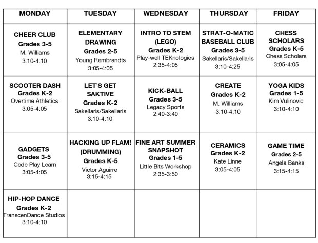 Fall 2019 EE classes
